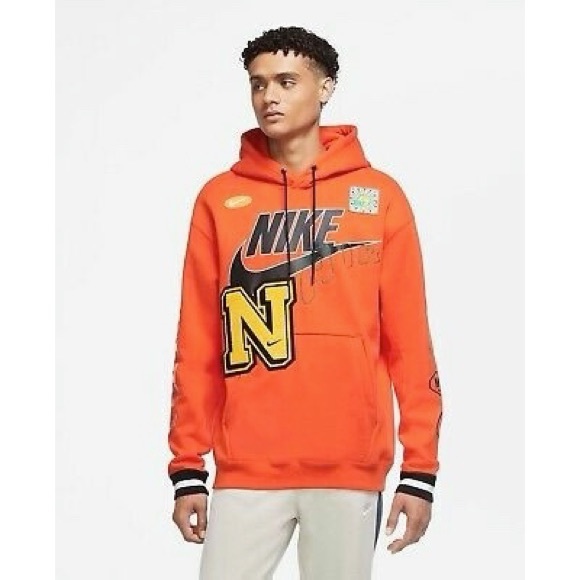Nike | Shirts | Nike Sportswear Element Hoodie Orange Air Cpfm | Poshmark